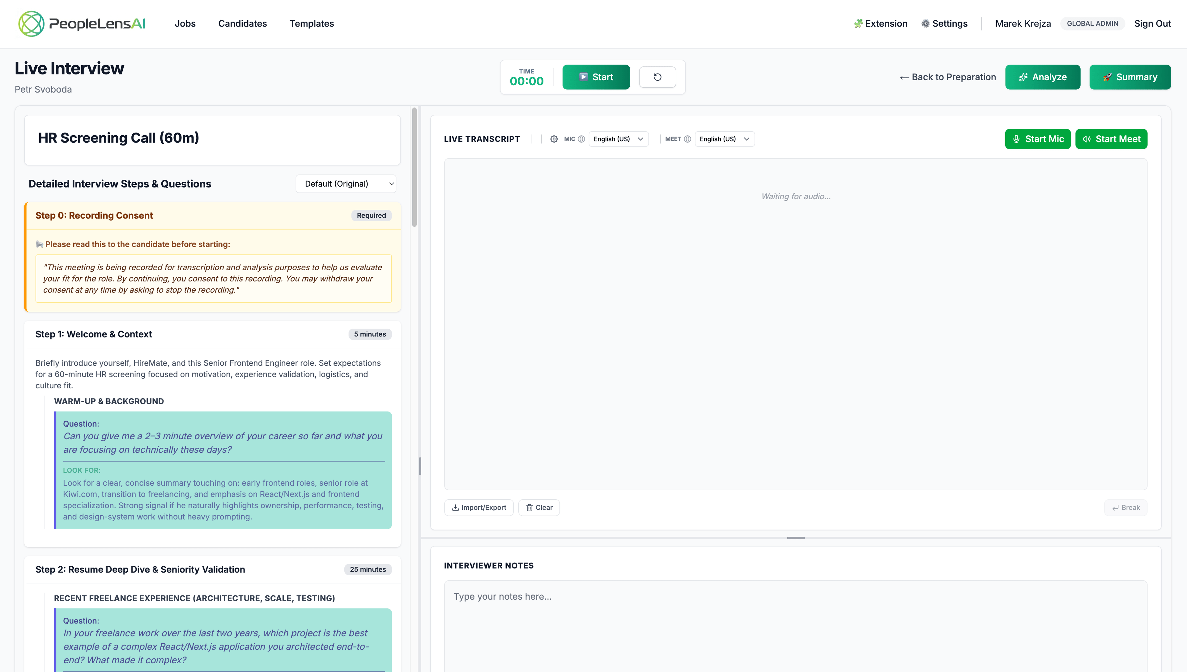 Live Interview Assistant